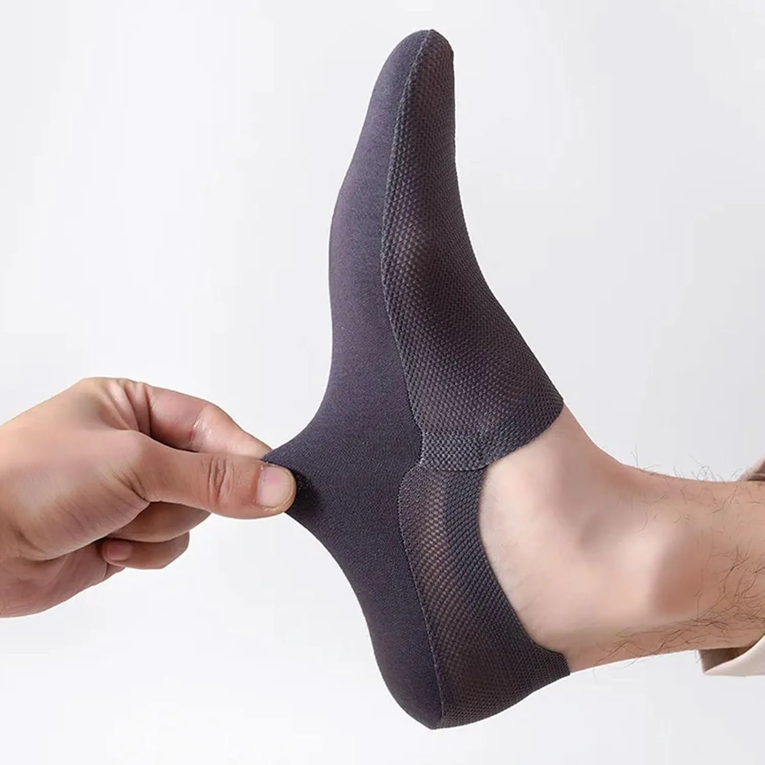 3 Pairs Repertoire Socks, ultra thin liner socks non slip combed cotton no show socks, for Women