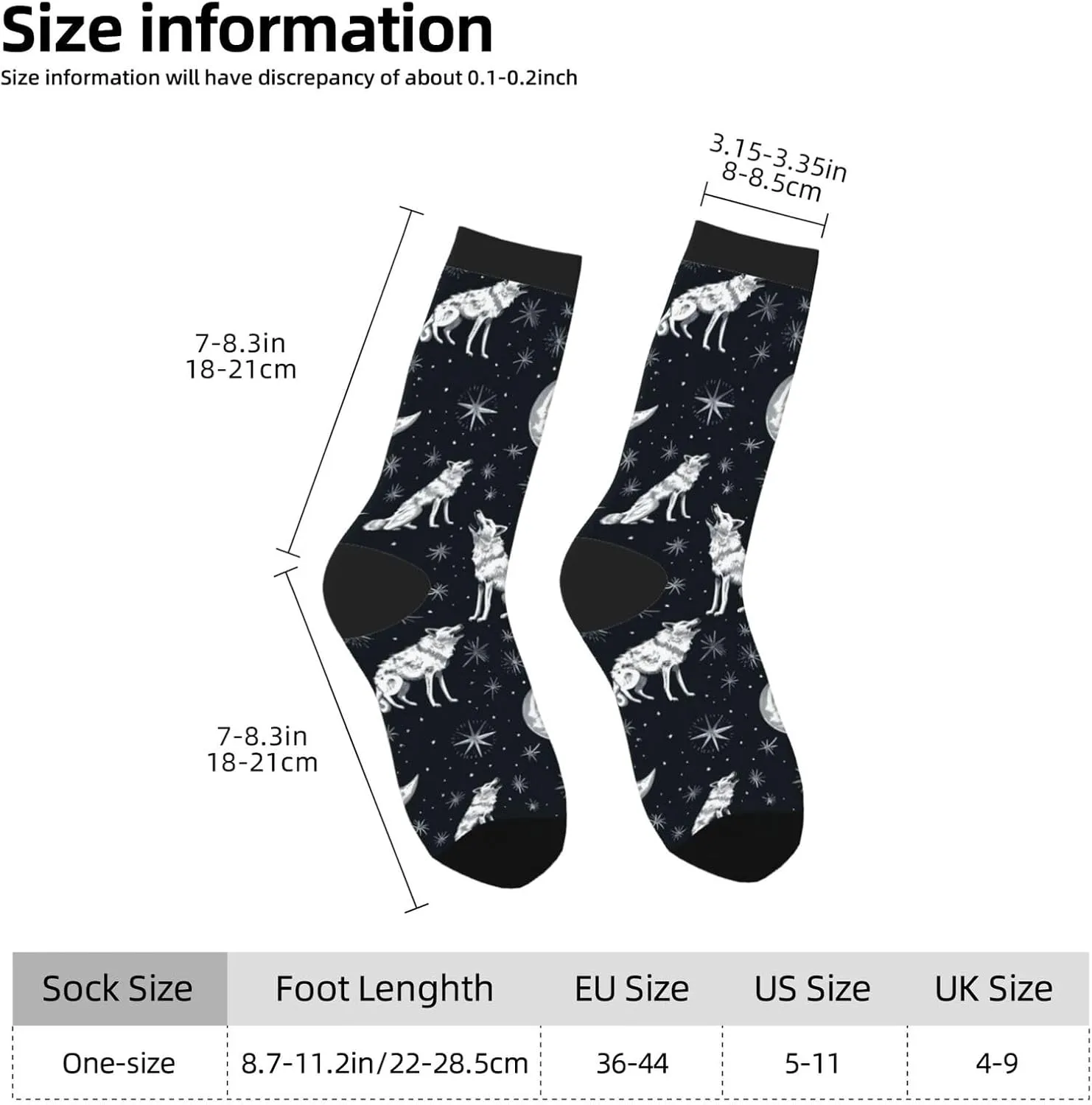 Adult Socks Novelty Crew Socks Crazy Dress Socks Fun Colorful Novelty Graphic Crew Tube Socks Mid-Calf Funny Socks