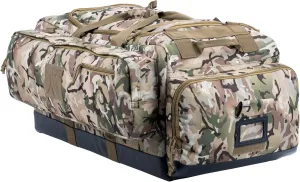 BACKFERRY Large Duffle Bag Duffel Pack with Backpack Shoulder Straps and Shoes Compartment 105L for Sports Travel Hunting Camping., AT Camo