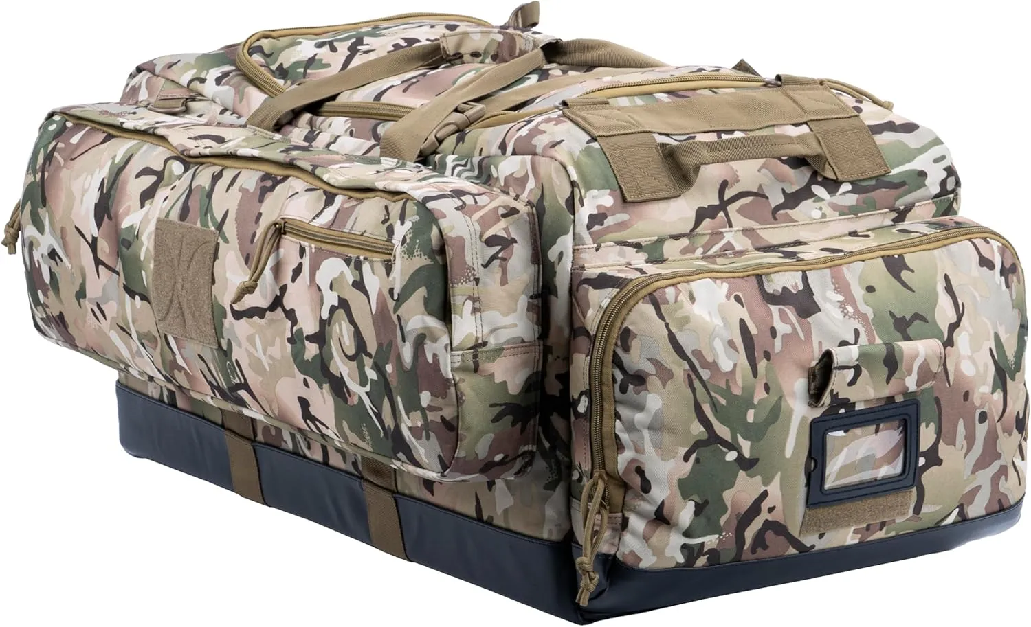 BACKFERRY Large Duffle Bag Duffel Pack with Backpack Shoulder Straps and Shoes Compartment 105L for Sports Travel Hunting Camping., AT Camo