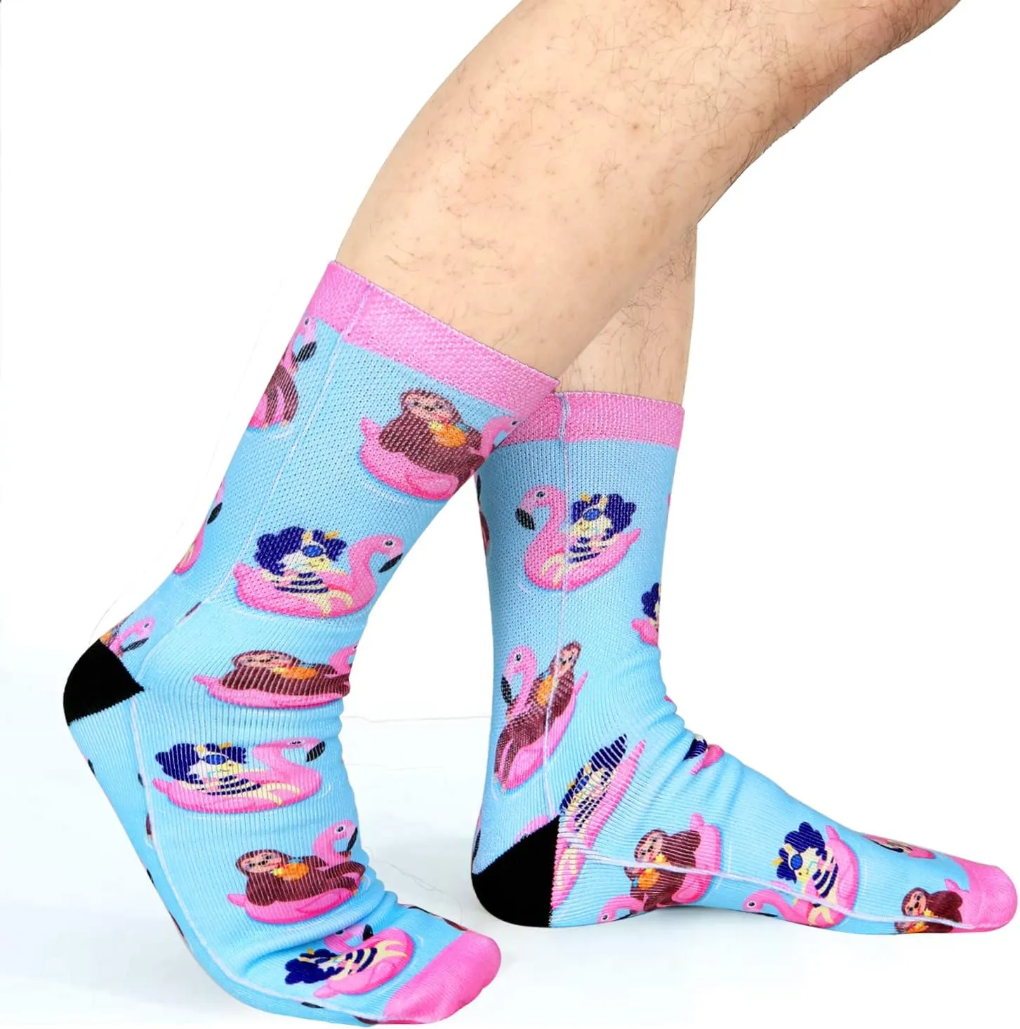 Benefeet Sox Mens Funny Crazy Socks Unisex Cool Funky 3D Printed Patterned Socks Boys Novelty Fun Athletic Calf Socks