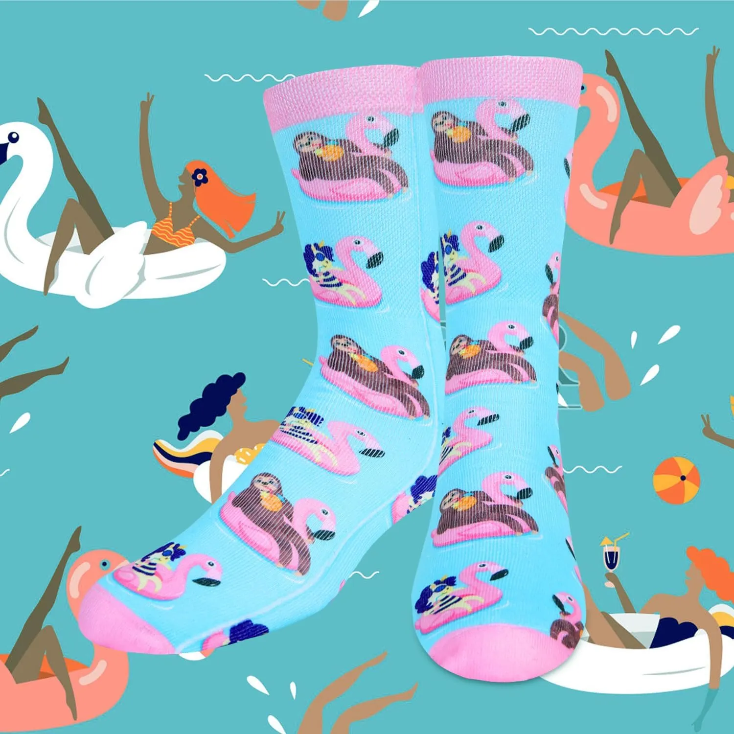 Benefeet Sox Mens Funny Crazy Socks Unisex Cool Funky 3D Printed Patterned Socks Boys Novelty Fun Athletic Calf Socks