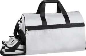 Car Resistant Sports Gym Bag for Women Men Travel Duffel bag with Wet Pocket & Shoes Compartment Waterproof Weekender Bag 19.7"x9.9"x13"