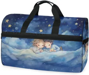 Character Cute 3 Travel Duffel Bag Luggage Sports Gym Bags With Shoes Compartment Large Capacity Lightweight Duffle Bag For Men Women