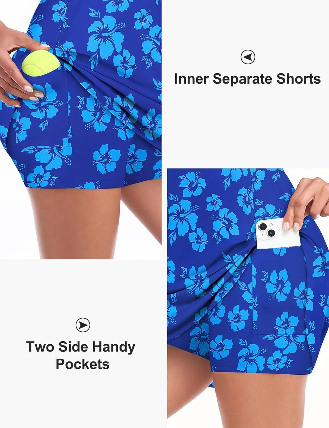 Cucuchy Style Womens Polo Tennis Golf Dresses with Shorts Sleeveless Zip Up Athletic Dress