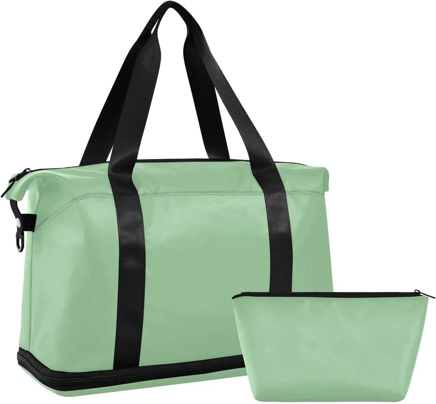 Dark Sea Green Weekender Bags for Women Travel Duffel Bags with Shoe Compartment Overnight Bag Carry on Sports Duffel Bag with Toiletry Bag for Travel/Business/Gift Dark Sea Green