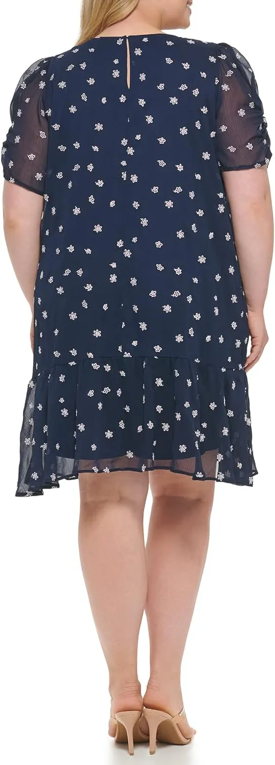DKNY womens Soft Everyday Fit and Flare Dress