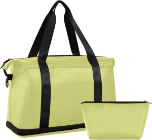 Fruit Green Weekender Bags for Women Travel Duffel Bags with Shoe Compartment Overnight Bag Carry on Sports Duffel Bag with Toiletry Bag for Travel/Business/Gift Fruit Green
