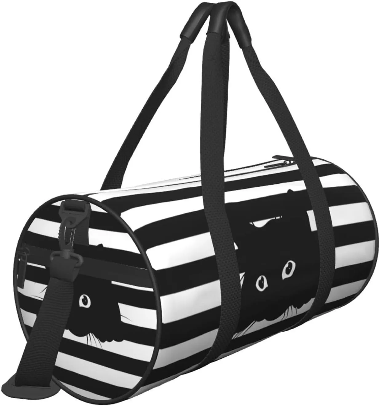 Gbuzozie Sports Gym Bag Travel Duffel Bag Shoes Compartment For Men Women Foldable Lightweight Yoga Gym Sports Bag, Cats #03, One Size