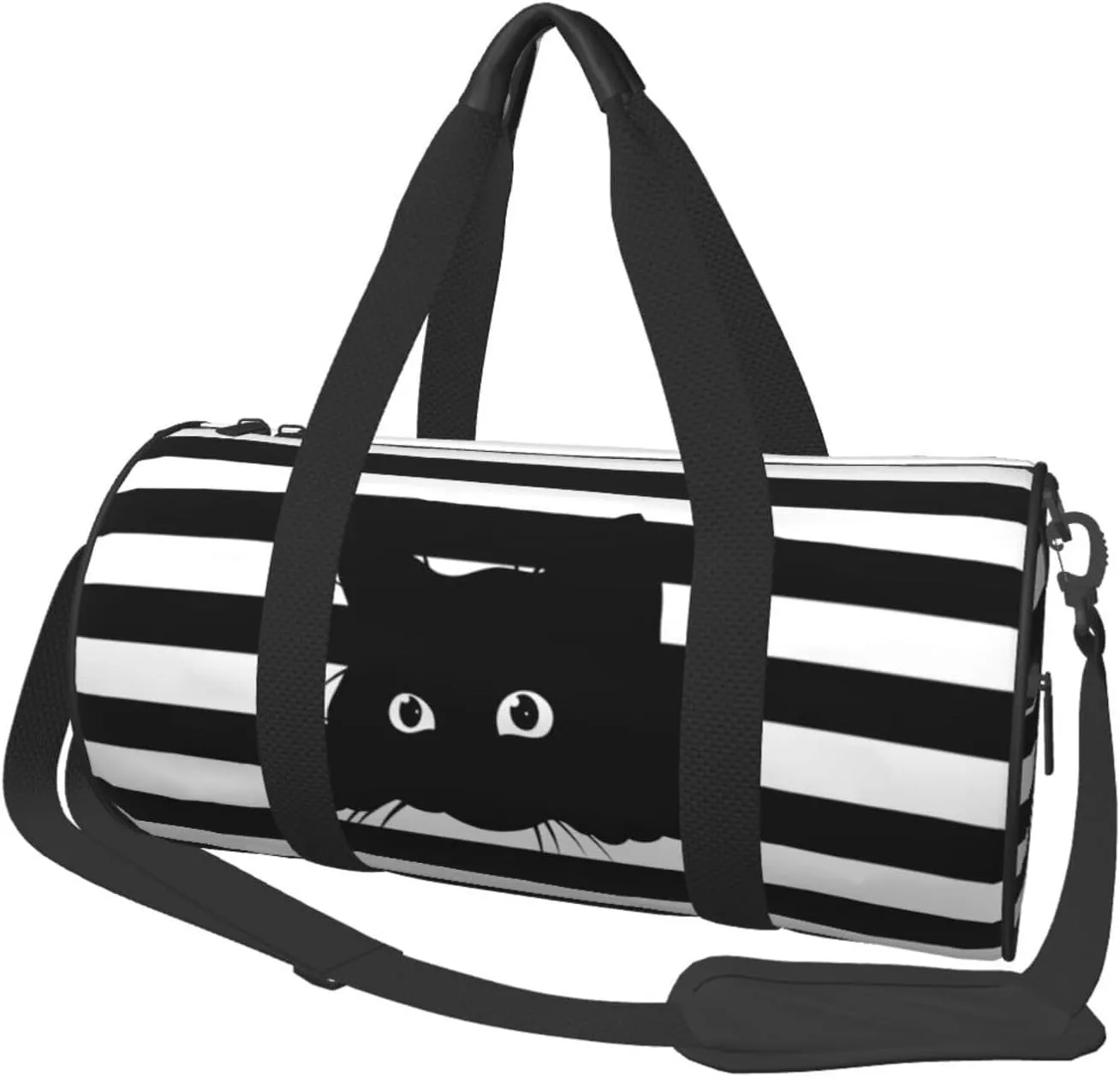 Gbuzozie Sports Gym Bag Travel Duffel Bag Shoes Compartment For Men Women Foldable Lightweight Yoga Gym Sports Bag, Cats #03, One Size