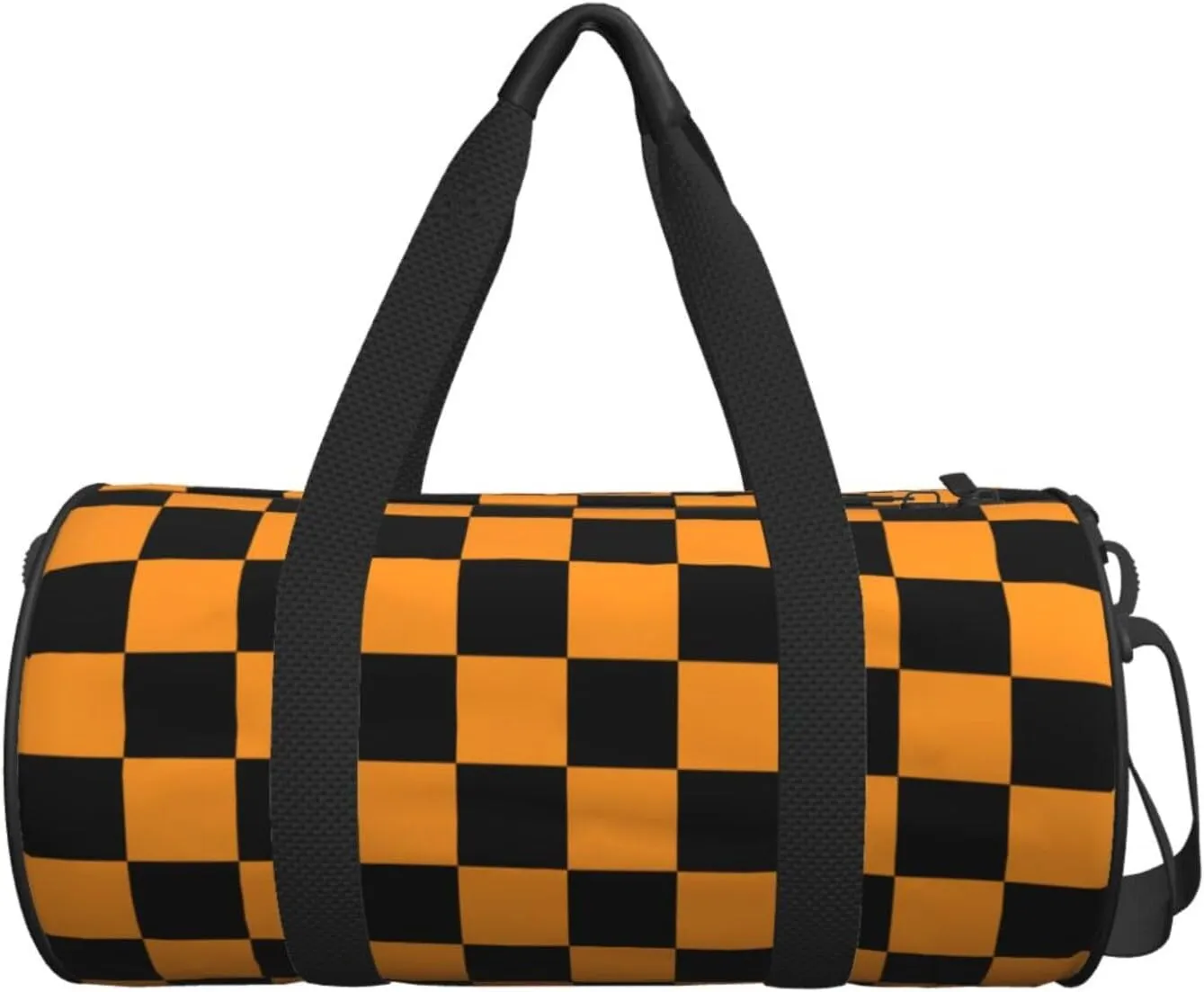 Gbuzozie Sports Gym Bag Travel Duffel Bag Shoes Compartment For Men Women Foldable Lightweight Yoga Gym Sports Bag, Checkered #06, One Size