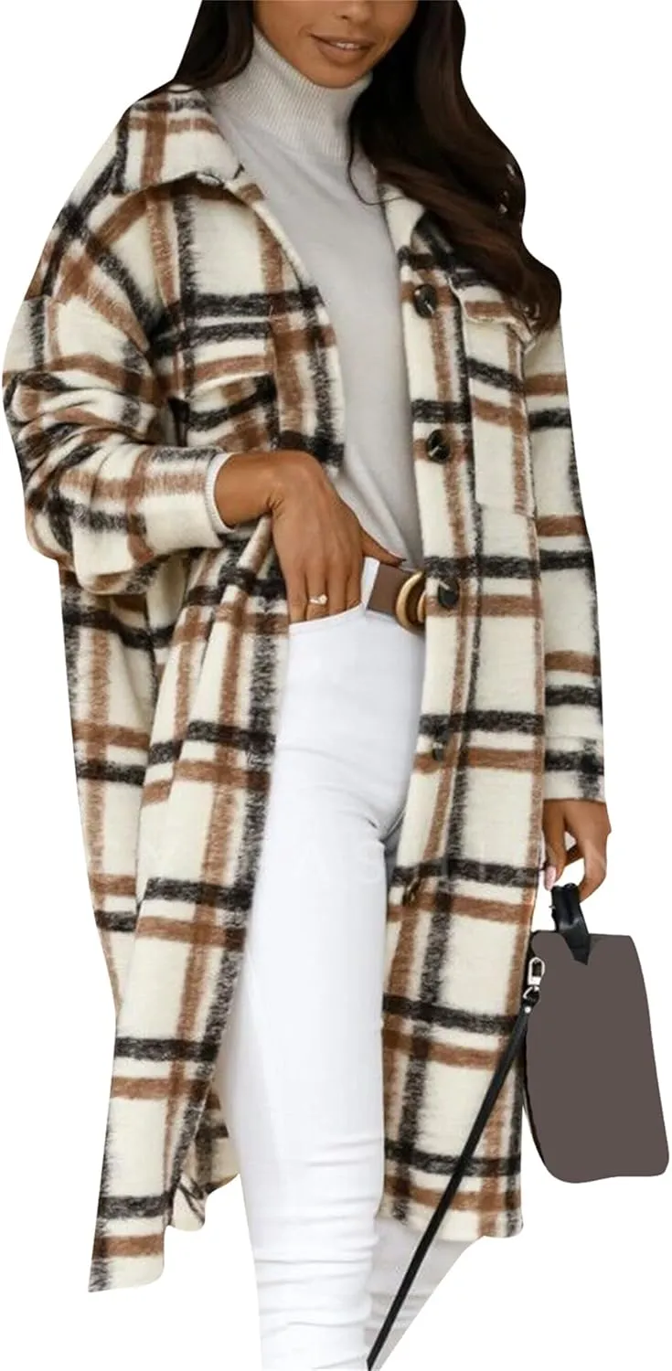 GRASWE Ladies Print Comfortable Lightweight Coat Windproof Cropped Button Clothes Graceful Hooded Classic Jacket