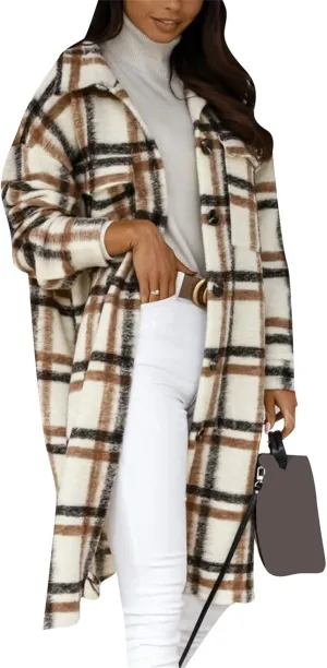 GRASWE Ladies Print Comfortable Lightweight Coat Windproof Cropped Button Clothes Graceful Hooded Classic Jacket