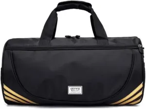 Greenwalnut Sports Gym Bag with Shoe Compartment & Wet Pocket,Travel Duffel Bag,Weekend Bag,Workout Bag Suitable for Men and Women, Black, Duffle Bag With Shoe Compartment, Black, Duffle Bag With Shoe
