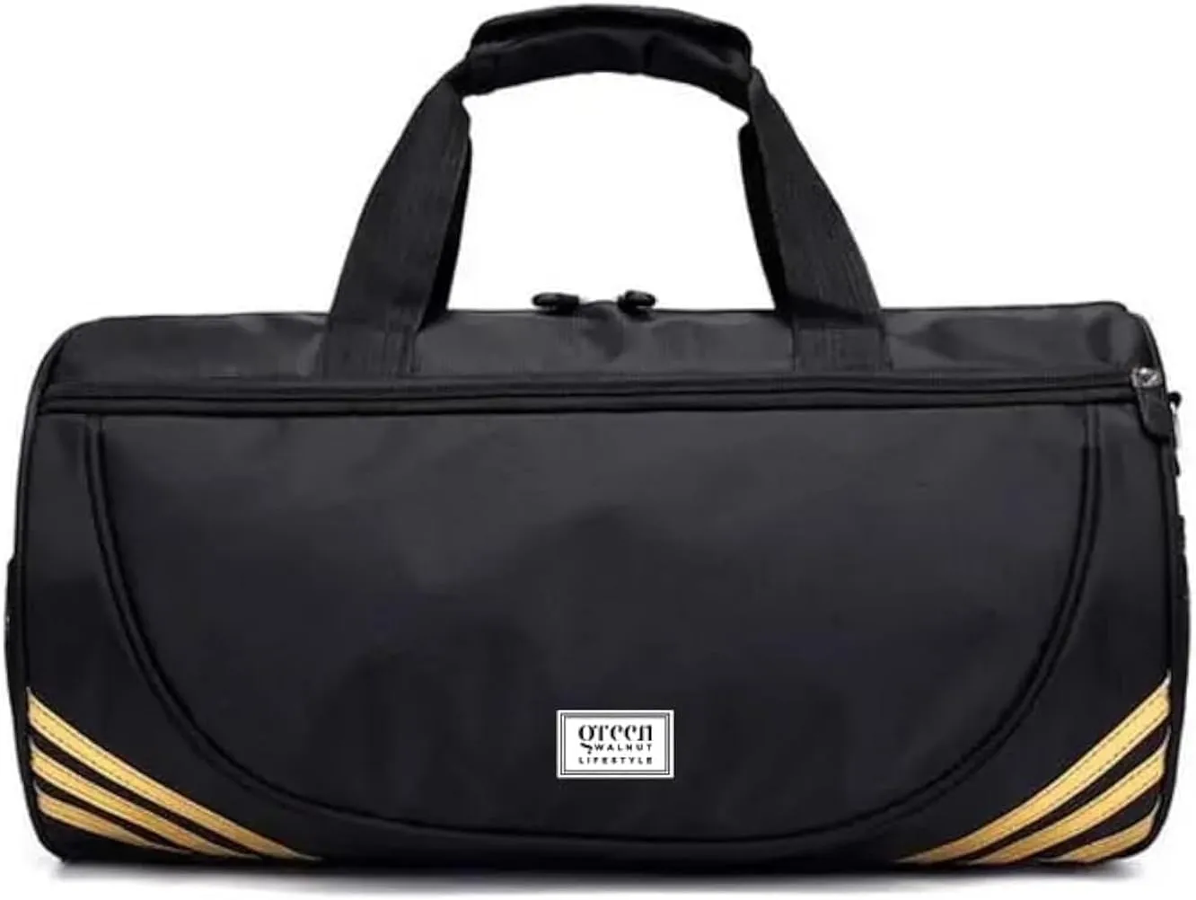 Greenwalnut Sports Gym Bag with Shoe Compartment & Wet Pocket,Travel Duffel Bag,Weekend Bag,Workout Bag Suitable for Men and Women, Black, Duffle Bag With Shoe Compartment, Black, Duffle Bag With Shoe