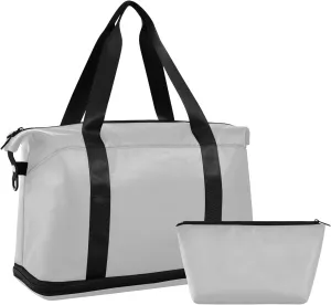 Grey Weekender Bags for Women Travel Duffel Bags with Shoe Compartment Overnight Bag Carry on Sports Duffel Bag with Toiletry Bag for Travel/Business/Gift Grey 02