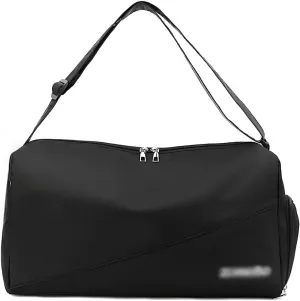 Gym Sports Bag for Men Women, Waterproof Travel Duffle Bag with Shoes Compartment and Wet Pocket,Weekender Overnight Packable Duffle Bag,D