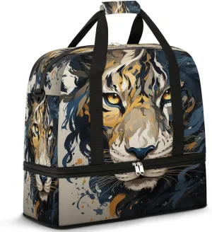 Imperial Stare Travel Duffel Bag, Travel Essentials, Gym Bag for Women, Weekender Overnight Bag With Shoes Compartment, Carry On Bags for Airplanes