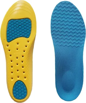 Insoles for Men and Women- Support Shock Absorption Cushioning Sports Comfort Inserts, Breathable Shoe Inner Soles for Running Walking,Hiking,Work Standing All Day (Kids 2.5-4.5 / Women 4-7)