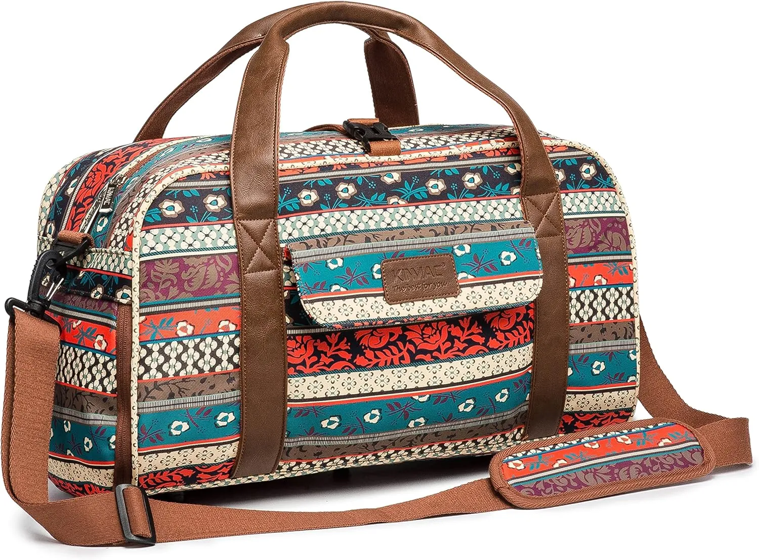 Kinmac Sports Gym Duffel Bag Travel Totes Shoulder Bag Weekender Overnight Bag, Bohemian