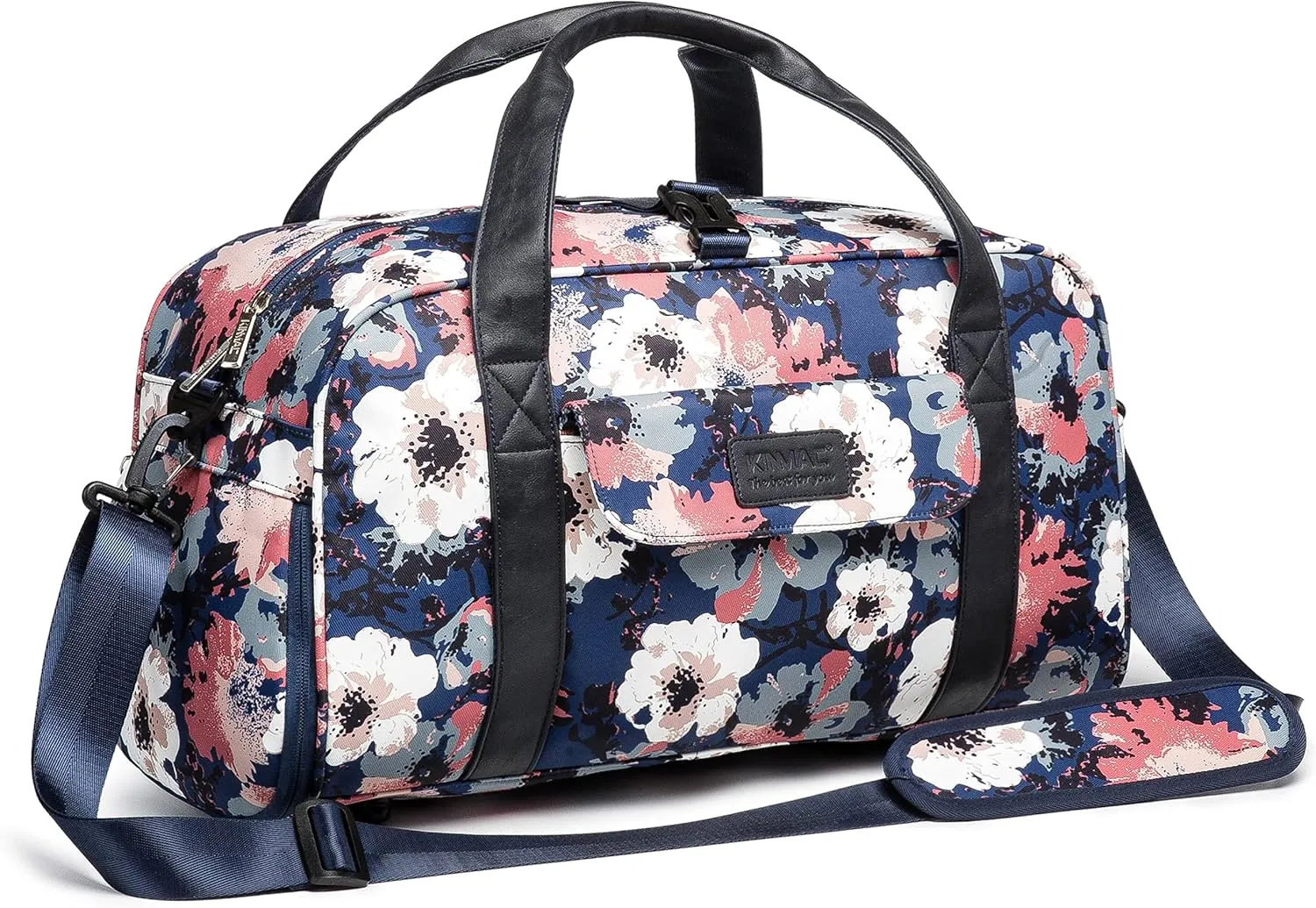Kinmac Travel Duffel Totes Bag, Sports Gym Bag Weekender Overnight Bag, Camellia (Duffel Style)