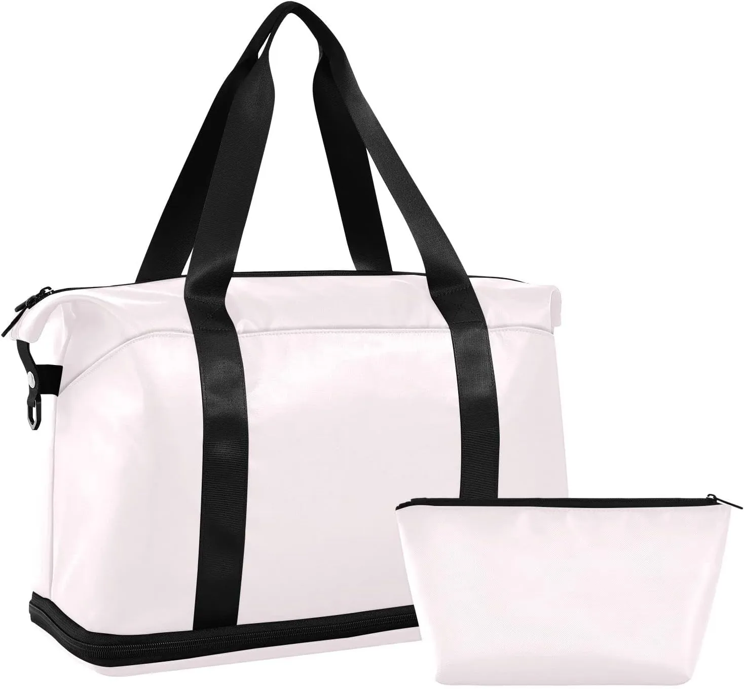 Lavender Blush Weekender Bags for Women Travel Duffel Bags with Shoe Compartment Overnight Bag Carry on Sports Duffel Bag with Toiletry Bag for Travel/Business/Gift Lavender Blush 01