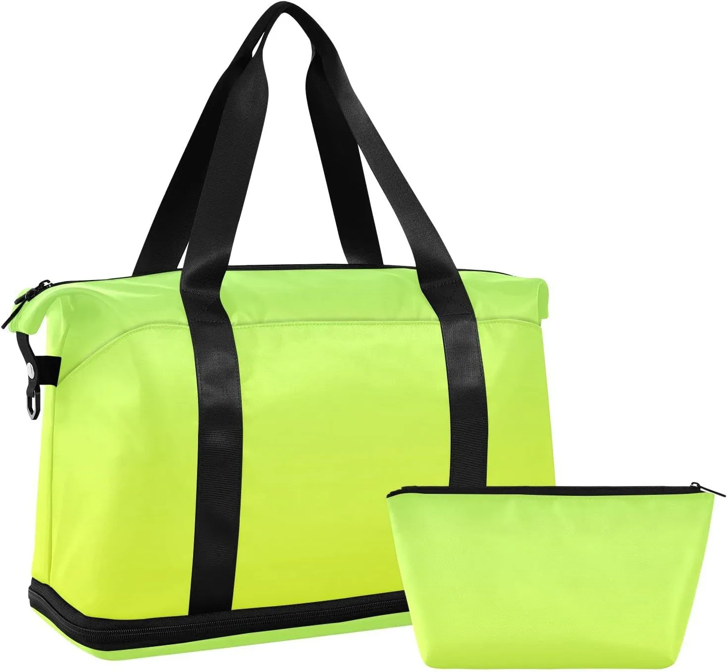 Light Green Green Weekender Bags for Women Travel Duffel Bags with Shoe Compartment Overnight Bag Carry on Sports Duffel Bag with Toiletry Bag for Travel/Business/Gift Light Green Green 02