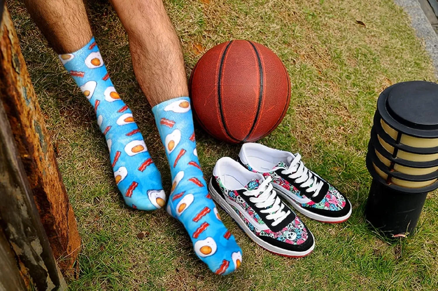 Mens Funny Crazy Socks Unisex Novelty Cool Funky 3D Printed Crew Socks Boys Patterned Basketball Tube Socks Christmas Gifts