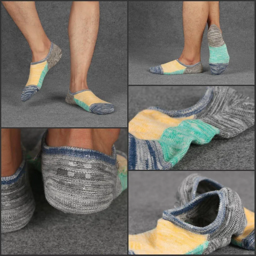 No Show Socks Womens Low Cut Socks Non Slip Invisible Short Cotton Sneaker Socks Casual Ankle Sox Liner 6Pairs