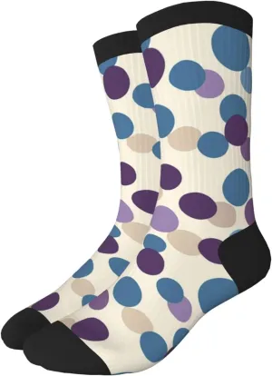 Novelty Crew Socks Casual Athletic Crazy Dress Socks Fun Colorful Graphic Crew Tube Socks Mid-Calf Funny Socks