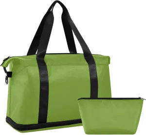 Olive Drab Weekender Bags for Women Travel Duffel Bags with Shoe Compartment Overnight Bag Carry on Sports Duffel Bag with Toiletry Bag for Travel/Business/Gift Olive Drab