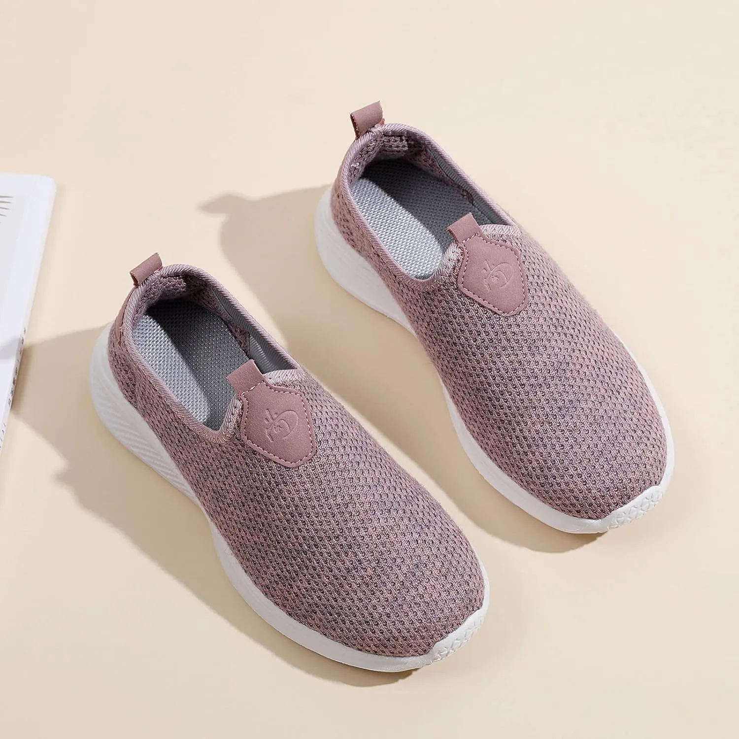 Orthopedic Casual Walking Shoes for Women Slip On Sneakers with Arch Support Comfortable Loafers Plantar Fasciitis Relief Foot Pain Diabetic