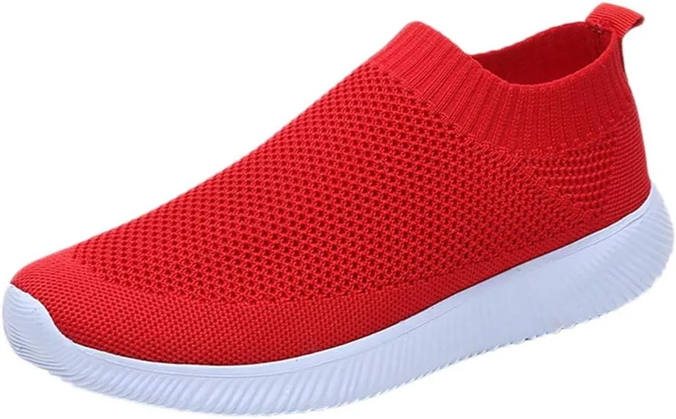 Orthopedic Casual Walking Shoes for Women Slip On Sneakers with Arch Support Comfortable Loafers Plantar Fasciitis Relief Foot Pain Diabetic