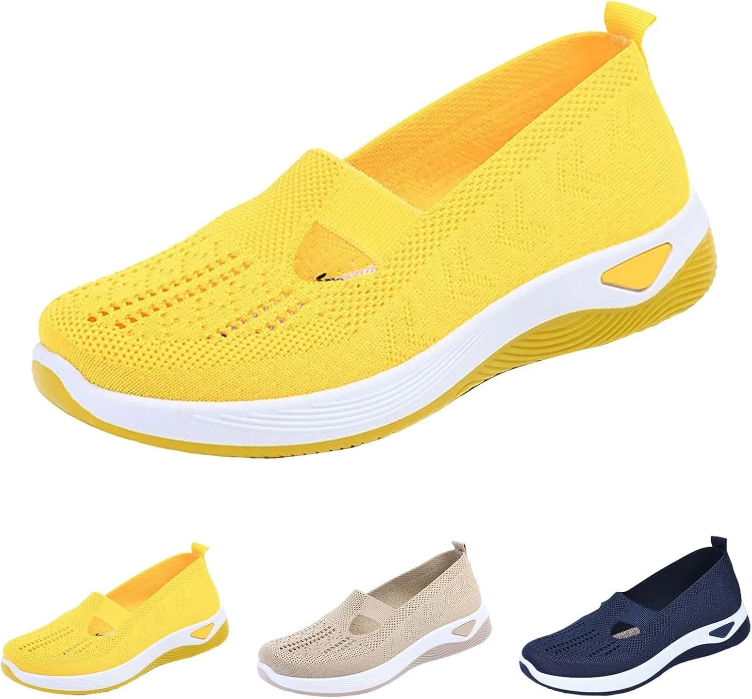 Orthopedic Shoes for Women Woven Orthopedic Tennis Shoes Men Fashion Casual Black Shoes Chunky Sneakers Platform Tennis Shoe Cross Trainer Shoe