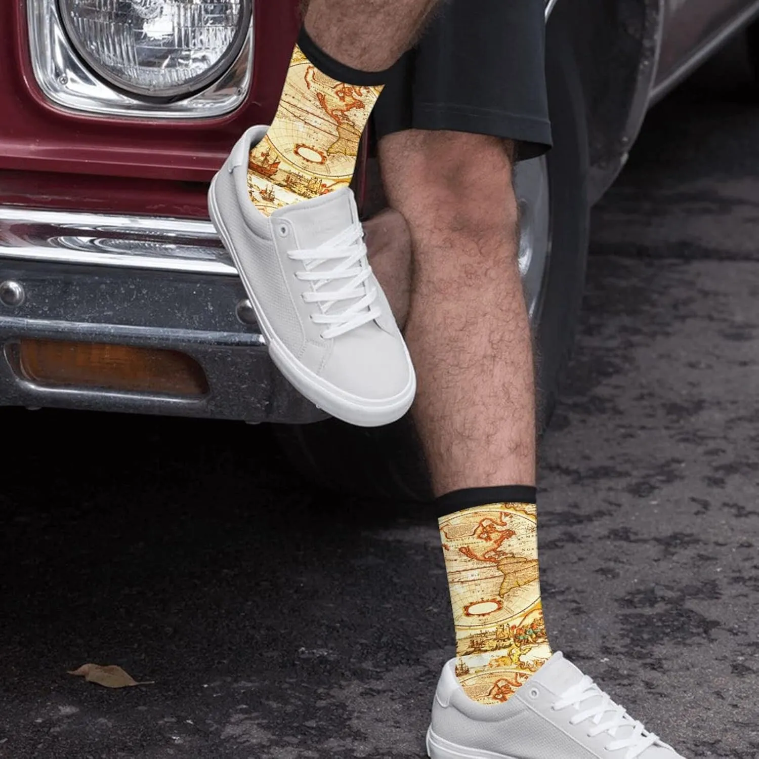 Sigouyinei Casual Funny Funky Novelty Socks For Men Women