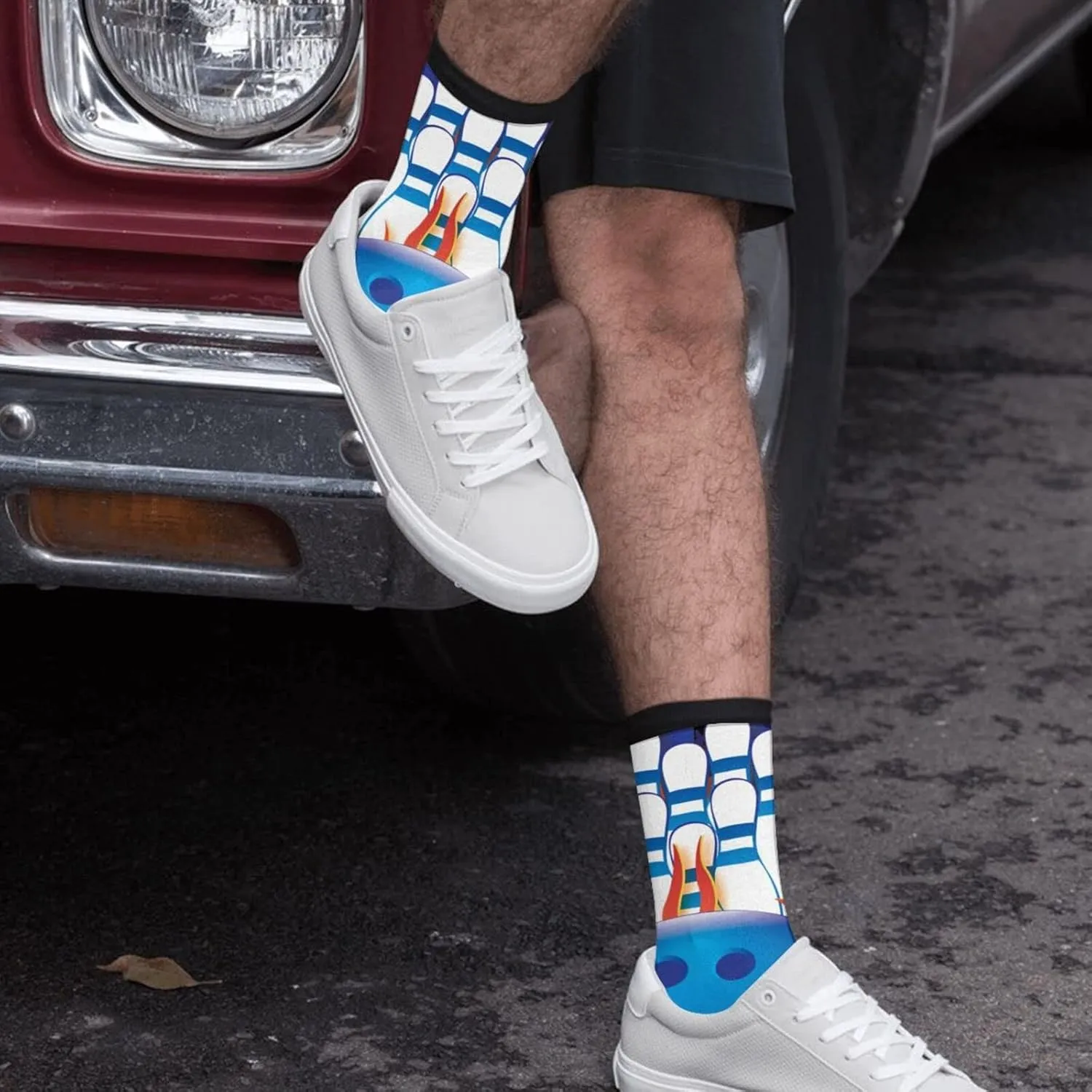 Sigouyinei Casual Funny Funky Novelty Socks For Men Women