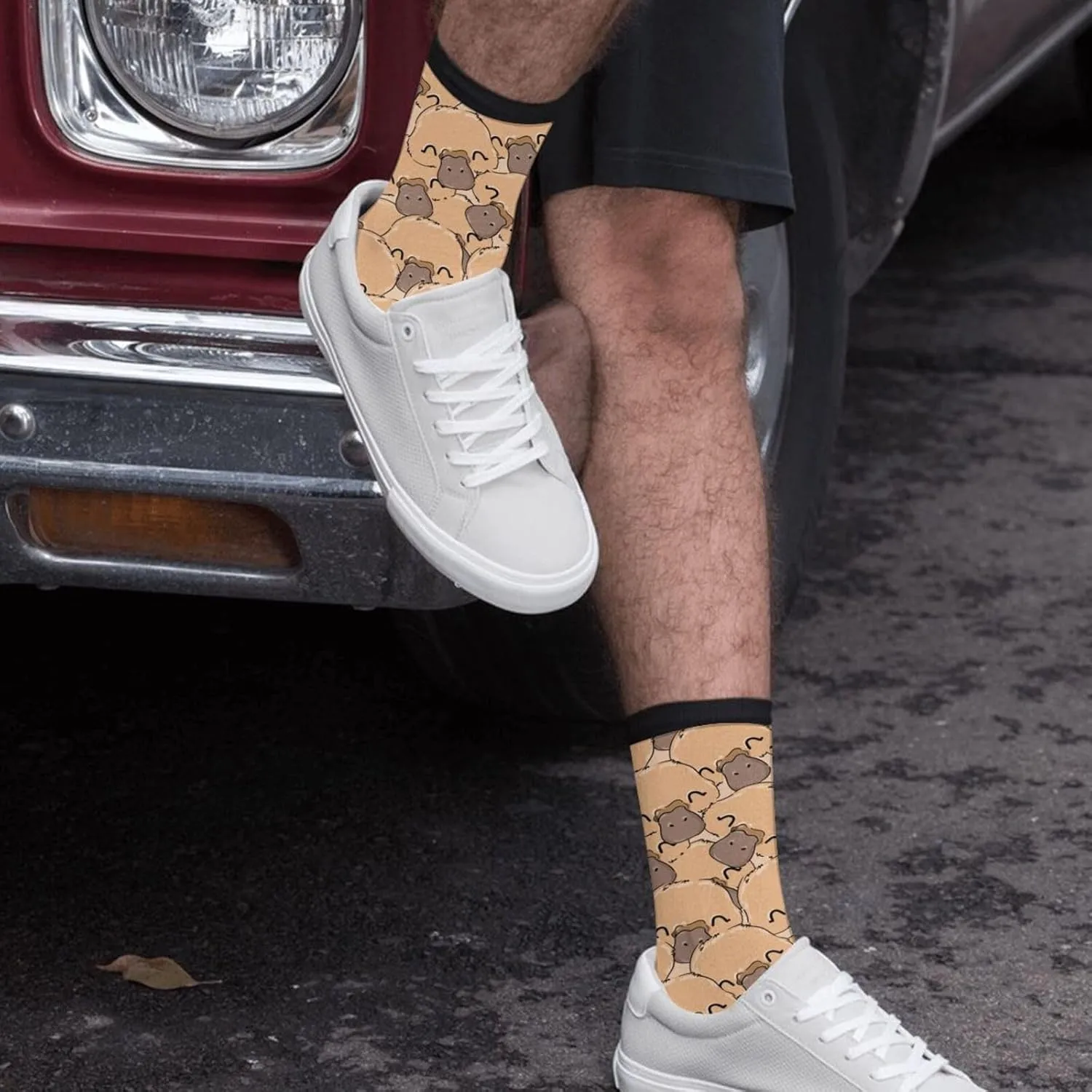 Sigouyinei Casual Funny Funky Novelty Socks For Men Women