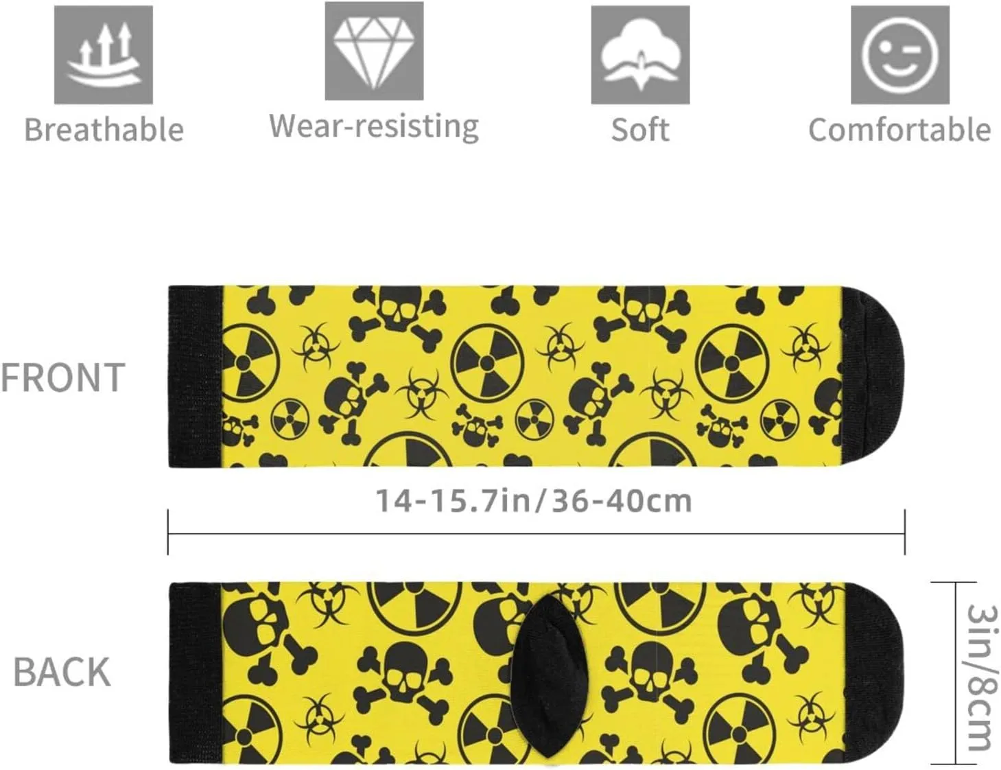 Sigouyinei Casual Funny Funky Novelty Socks For Men Women