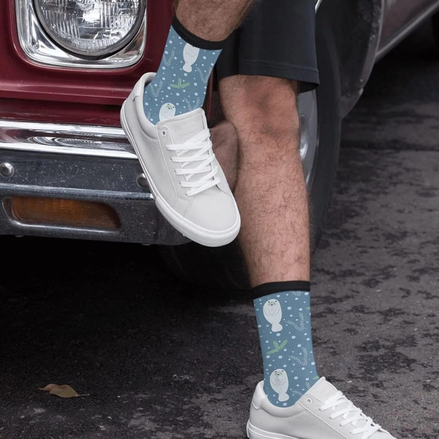 Sigouyinei Casual Funny Funky Novelty Socks For Men Women