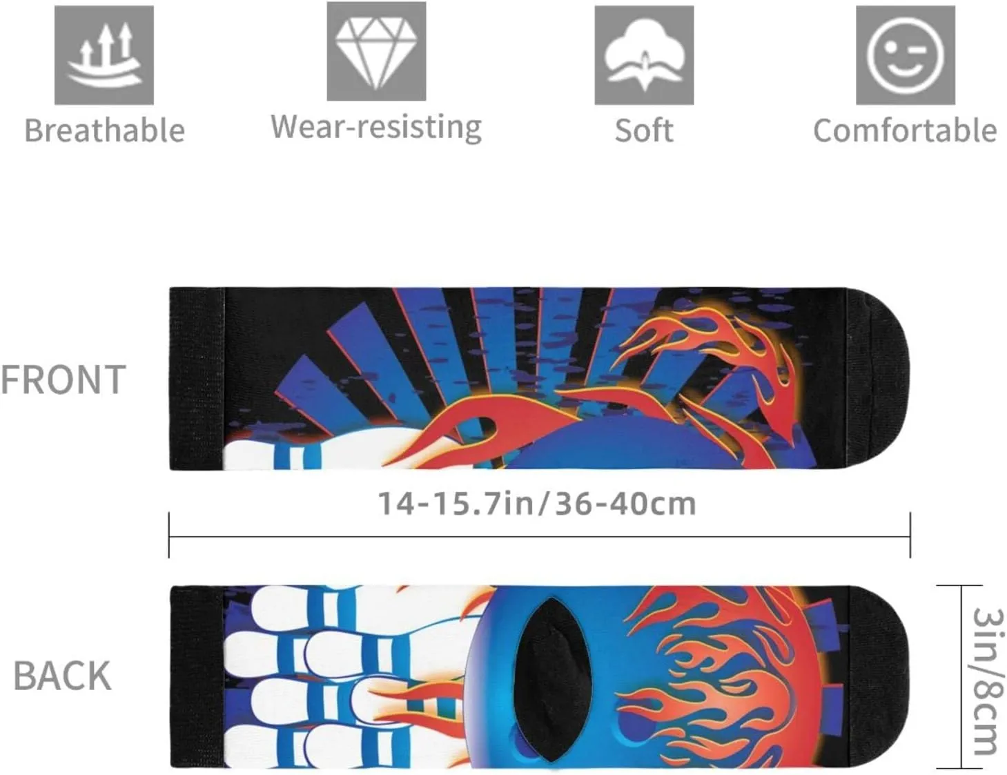Sigouyinei Casual Funny Funky Novelty Socks For Men Women