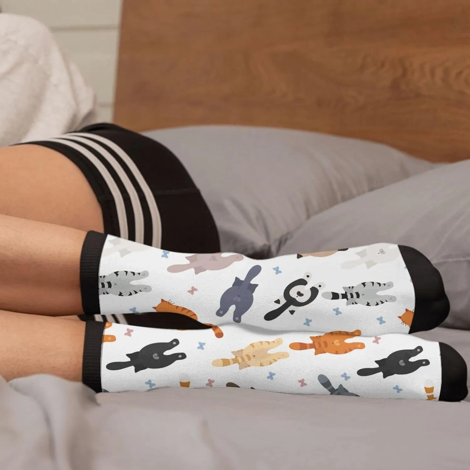 Sigouyinei Casual Funny Funky Novelty Socks For Men Women