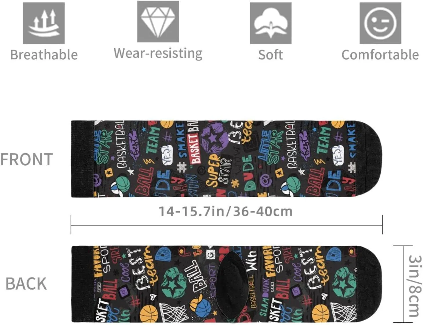 Sigouyinei Casual Funny Funky Novelty Socks For Men Women