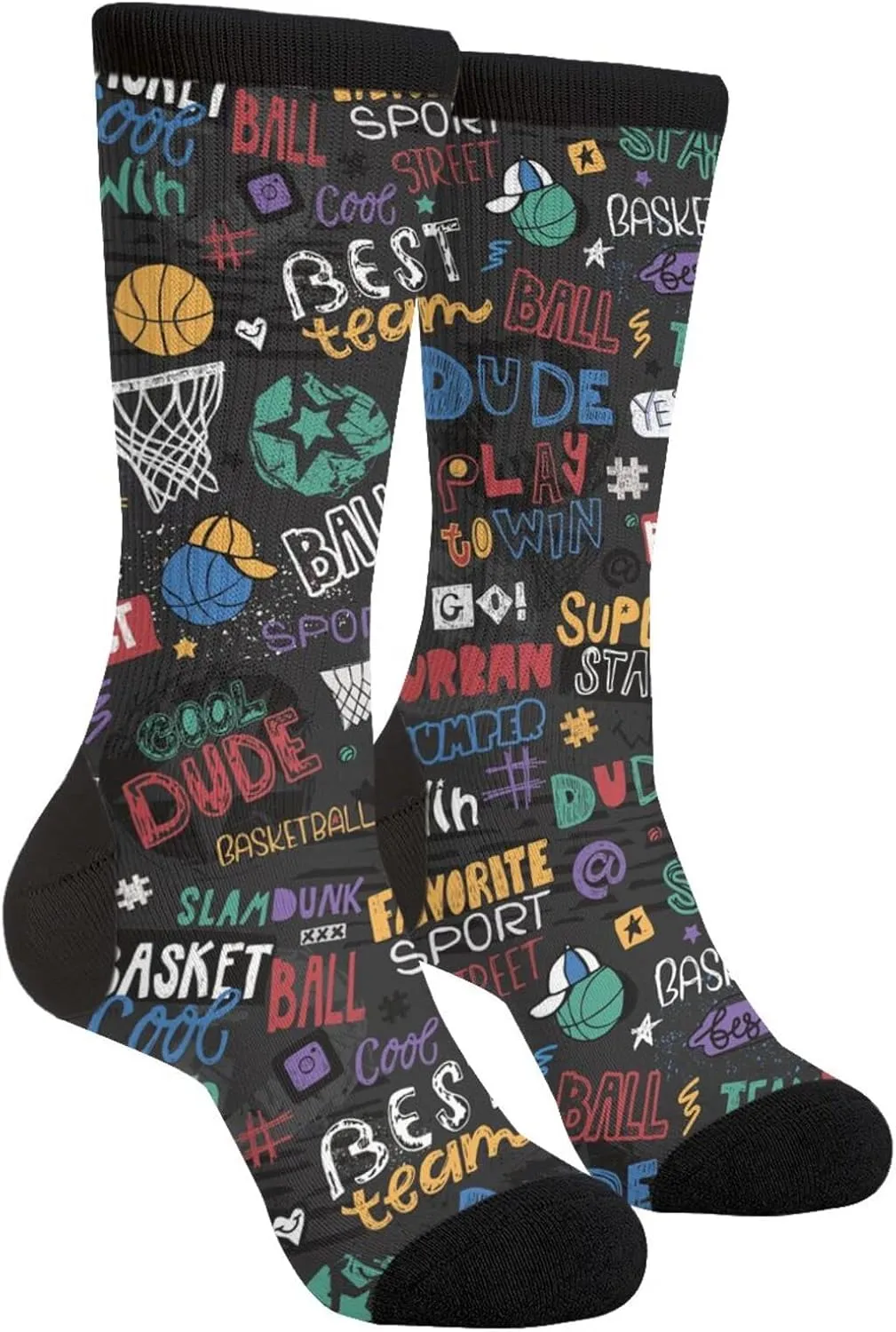 Sigouyinei Casual Funny Funky Novelty Socks For Men Women