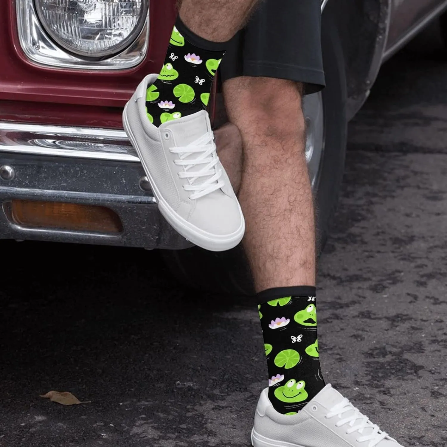 Sigouyinei Casual Funny Funky Novelty Socks For Men Women