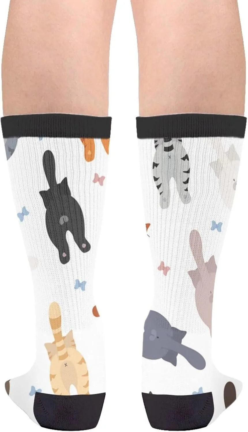 Sigouyinei Casual Funny Funky Novelty Socks For Men Women