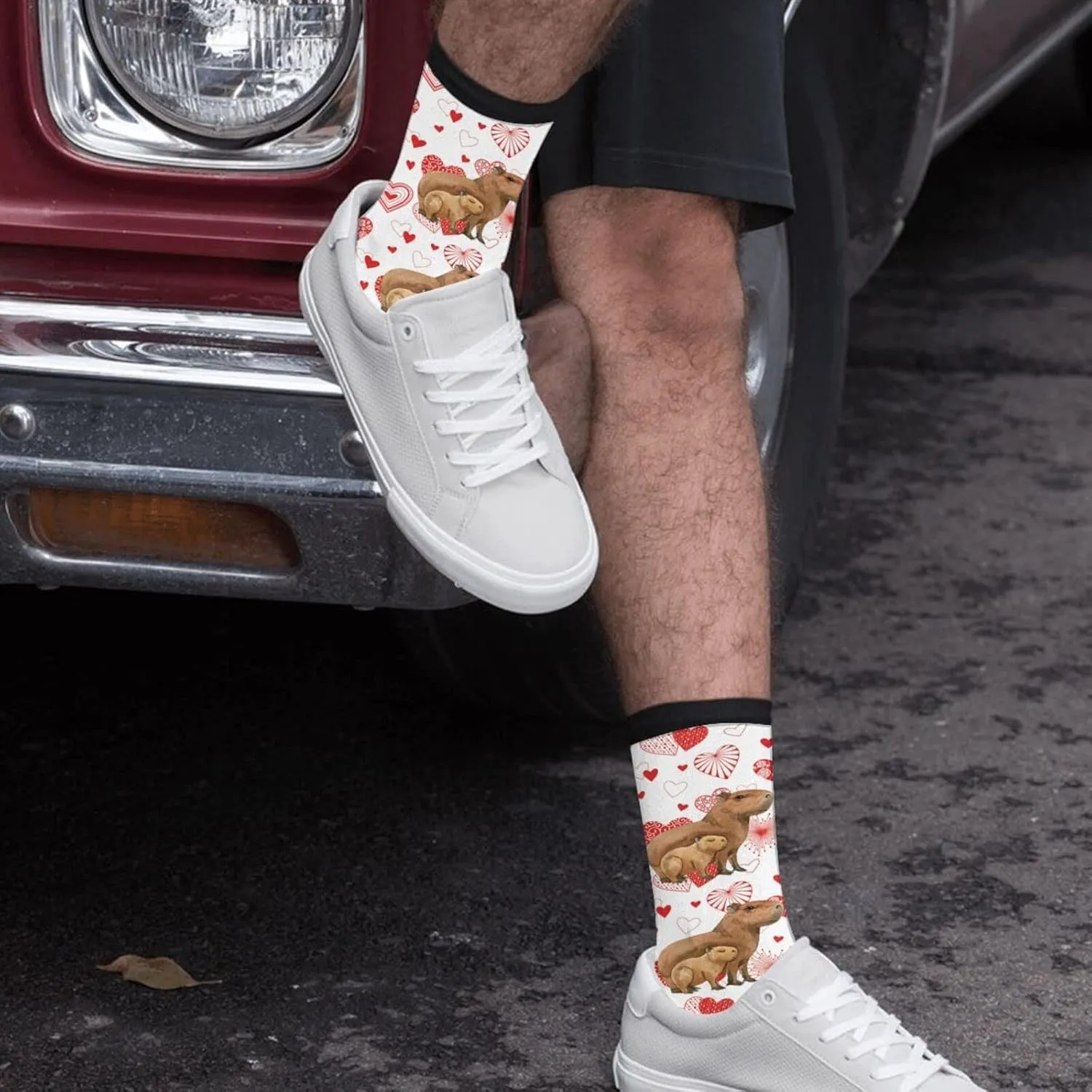 Sigouyinei Casual Funny Funky Novelty Socks For Men Women