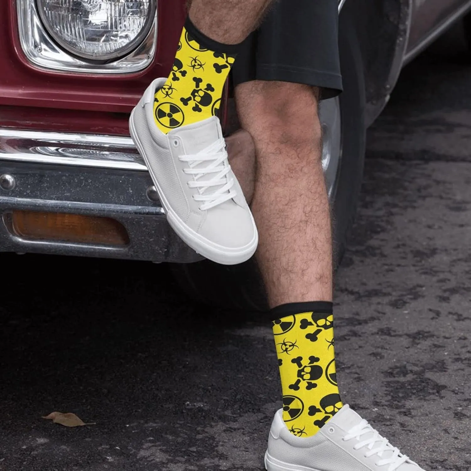 Sigouyinei Casual Funny Funky Novelty Socks For Men Women