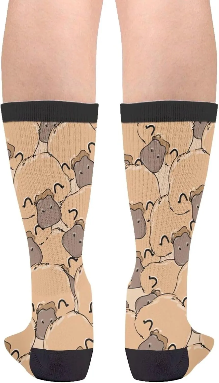 Sigouyinei Casual Funny Funky Novelty Socks For Men Women