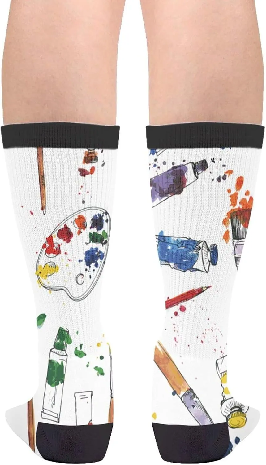 Sigouyinei Casual Funny Funky Novelty Socks For Men Women