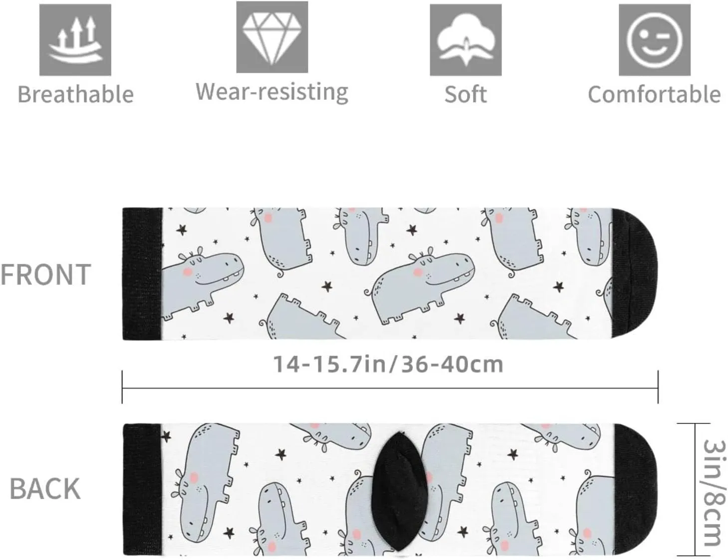 Sigouyinei Casual Funny Funky Novelty Socks For Men Women
